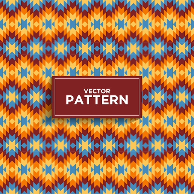 Free vector geometric traditional pattern