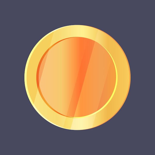 Vector free vector golden coin