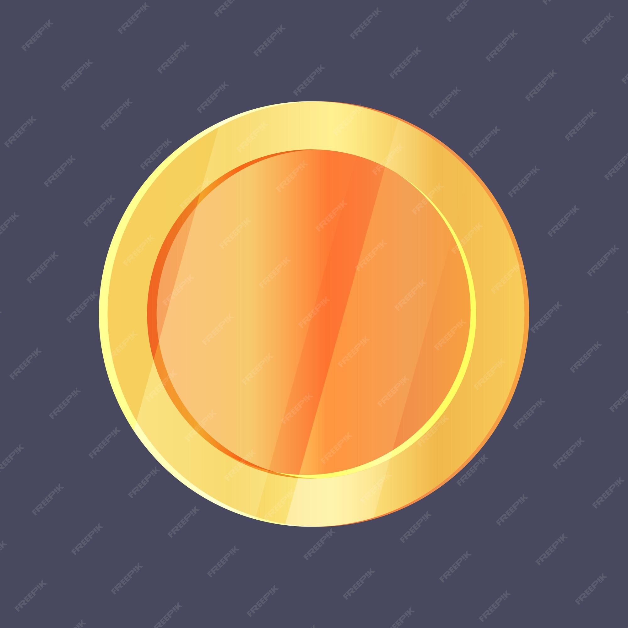 Premium Vector | Free vector golden coin