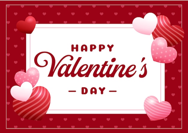 Free vector gradient valentines day background