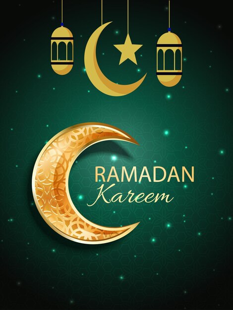 Free vector greeting cards collection for ramadan celebration