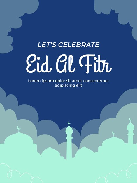 Free vector greeting cards collection for ramadan celebration