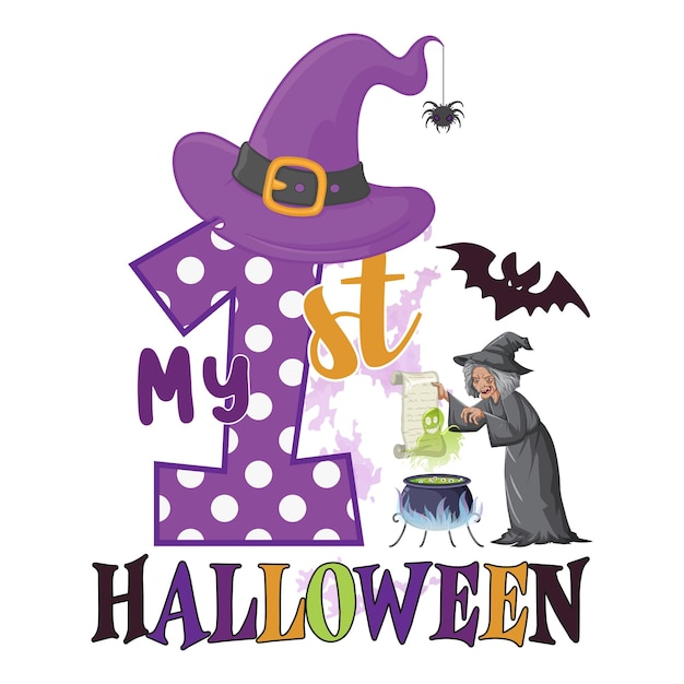 Free Vector Halloween Sublimation Concept For TShirt