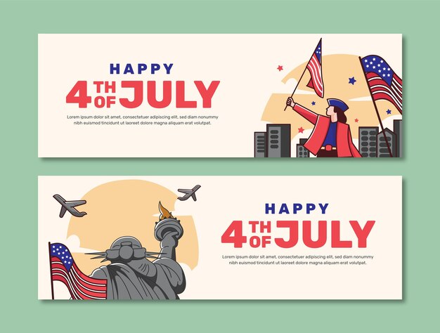 fourth of july banners diy