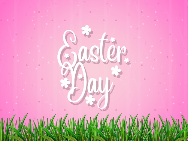 Free vector hand drawn happy easter day