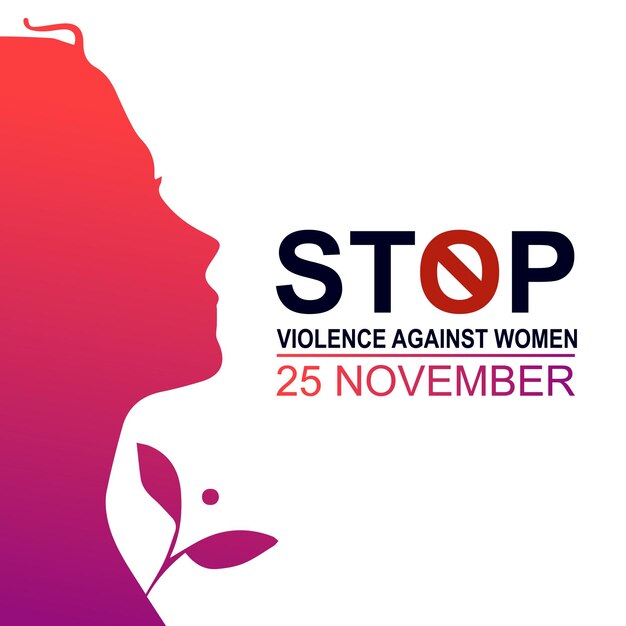 Free vector hand drawn international day for the elimination of violence against women