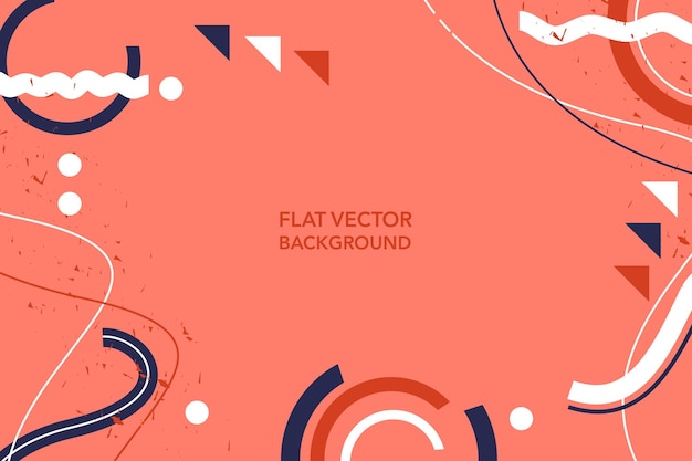 Vector free vector hand drawn shapes background design