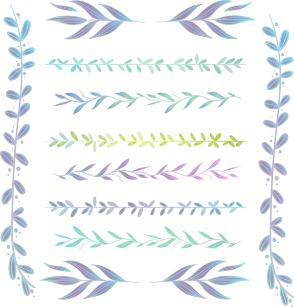 Vector free vector hand drawn spring flower collection