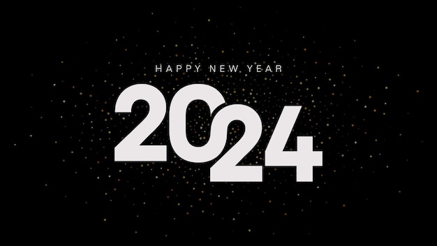 Free vector happy new year 2024 background