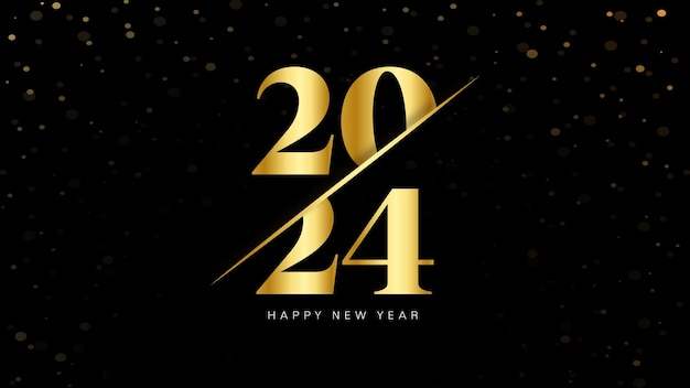 Vector free vector happy new year 2024 background