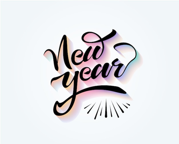 Free vector happy new year