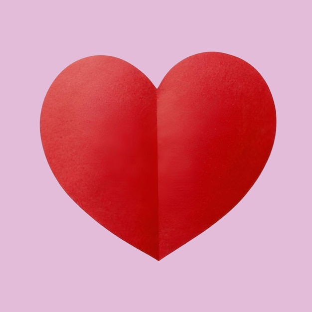 Free Vector Happy valentines day red heart with patch on pink background