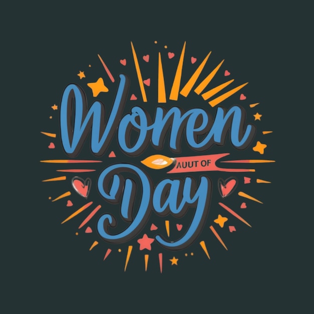 Free Vector Happy Womens Day T Shirt Design Ai Generated