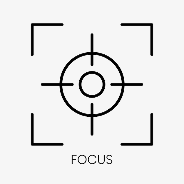 Free vector icon focus