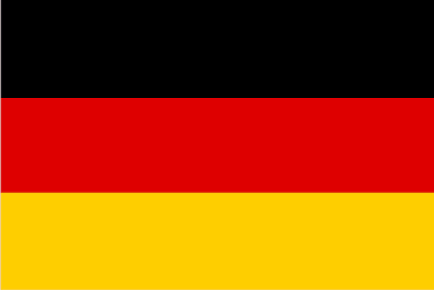 Вектор Бесплатная векторная иллюстрация немецкого флага
