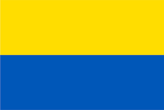 Vector free vector illustration of ukraine flag