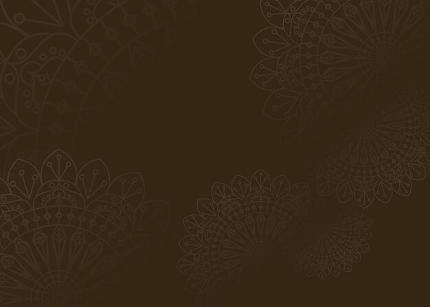 Free vector Indian Mandala Background Design for Wedding invitation card