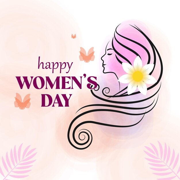 Vector free vector international womens day background