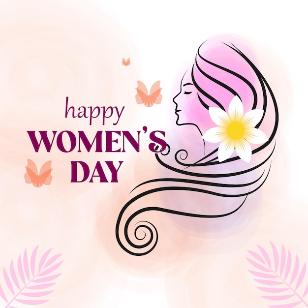 Free vector international womens day background