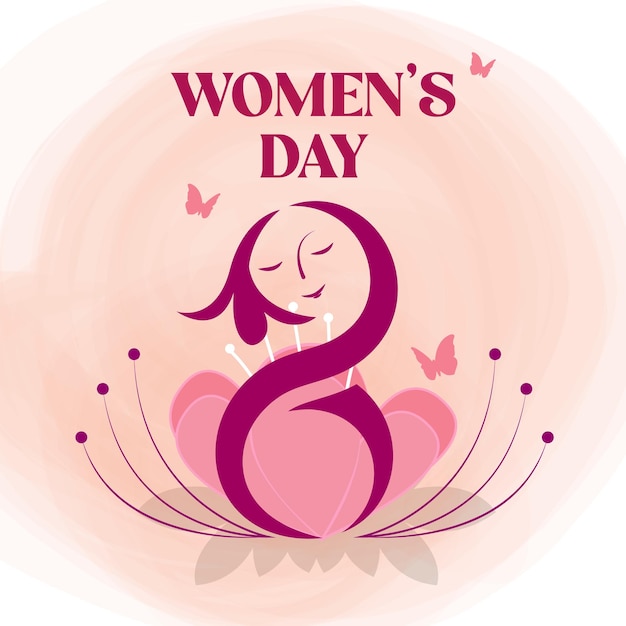 Vector free vector international womens day background