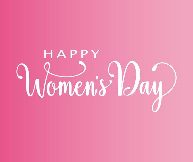 Free vector international womens day greeting card design