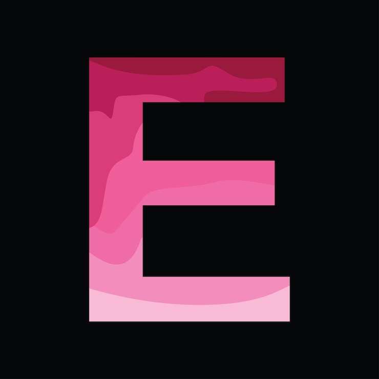 वेक्टर free vector letter e