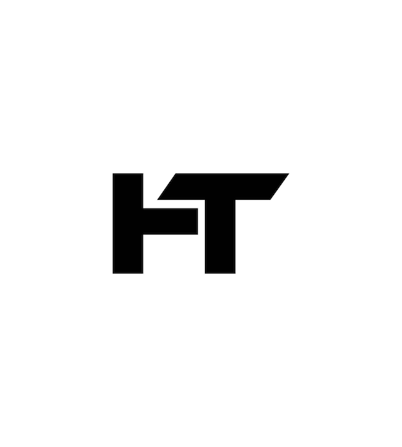 Free vector Letter ht Logo design template