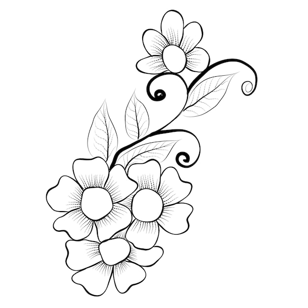 Share 150+ flower frame drawing best - seven.edu.vn