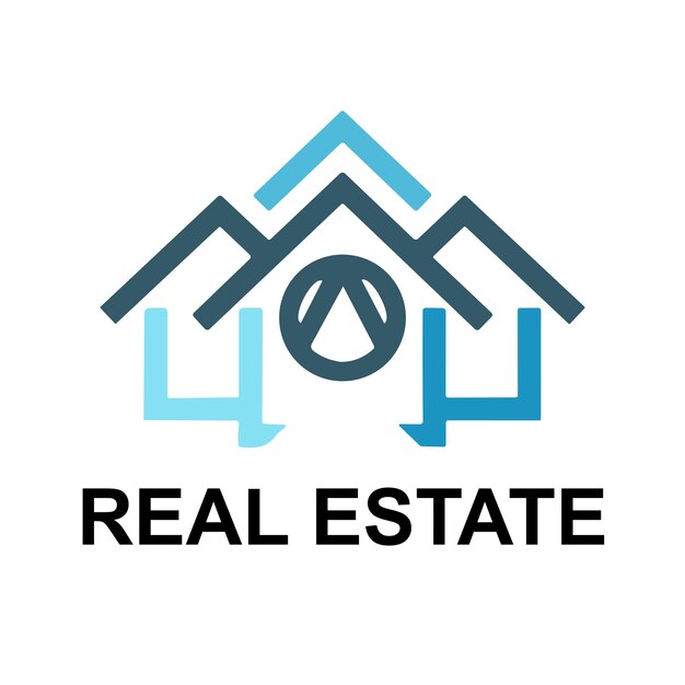 Free vector logo for real estate home solutions that is a home solution