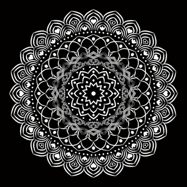 Vector free vector luxury floral arabic mandala design