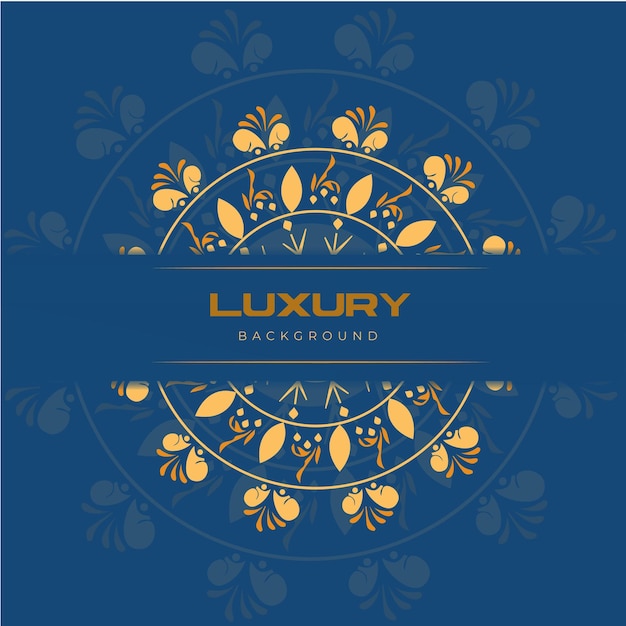Free vector luxury mandala design background