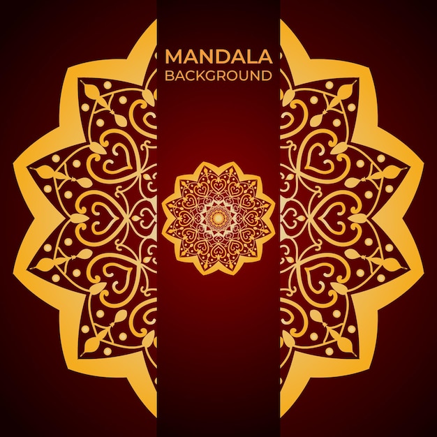 Vector free vector luxury mandala wallapaper