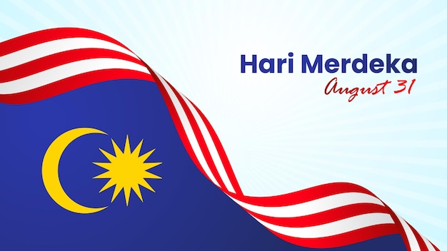 Free Vector Malaysia National Day Concept
