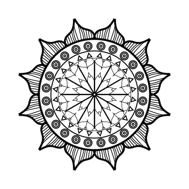 free vector mandala background