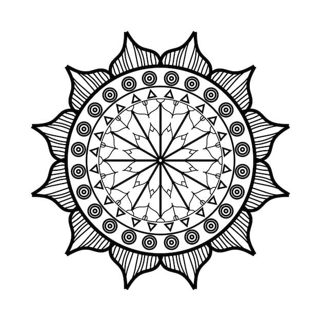 free vector mandala background