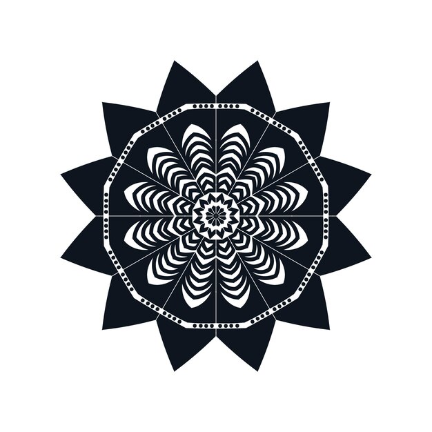 Free vector mandala illustration