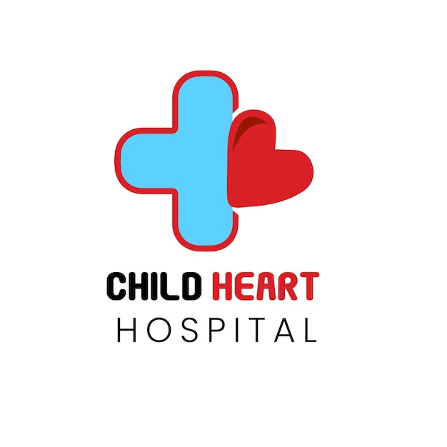 Бесплатный векторный шаблон логотипа медицинской больницы