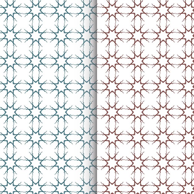 Free vector minimal geometric pattern collection