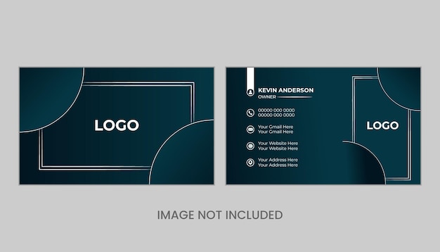 Vector free vector modern business card