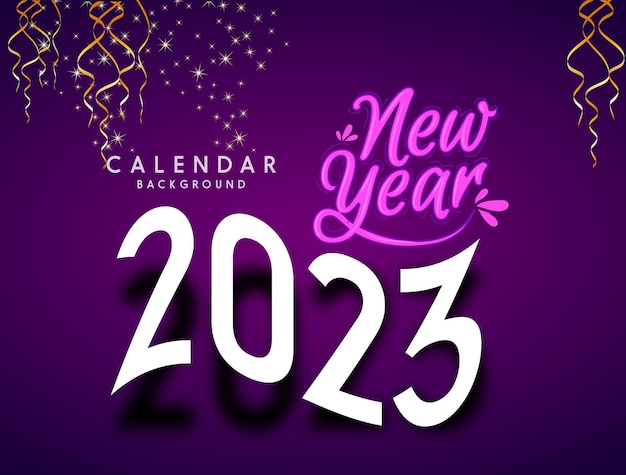 Free vector modern style 2023 new year eve festive background