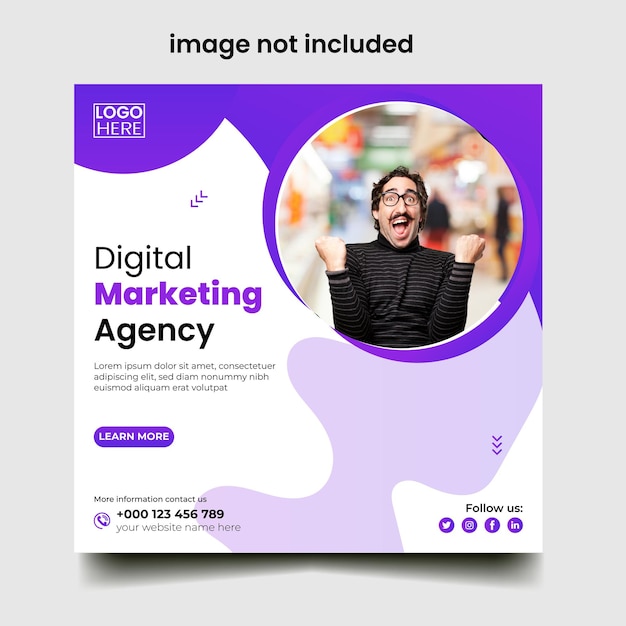 free vector new template social media instagram business