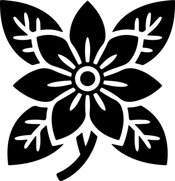 Free vector pretty flower icon