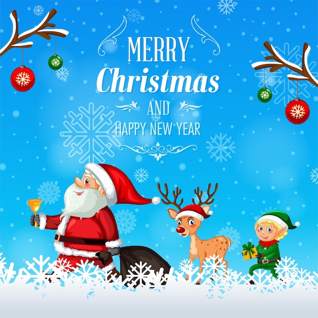 Free vector realistic background for christmas season celebration