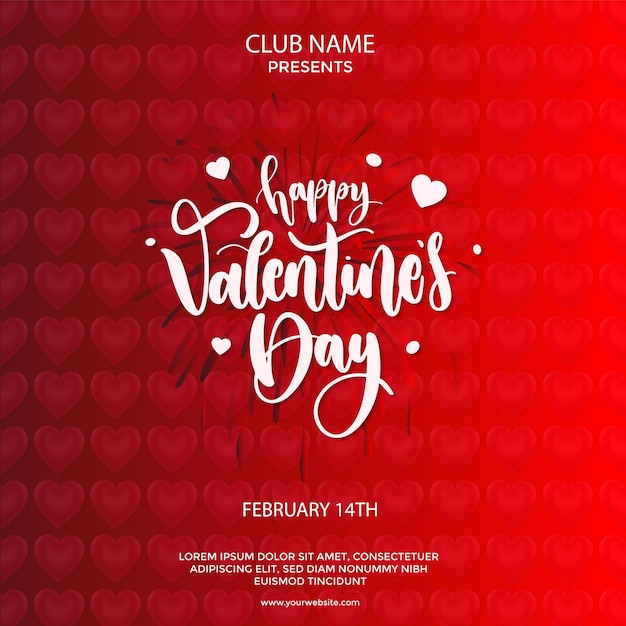Free vector realistic HAPPY valentine's day background 2023