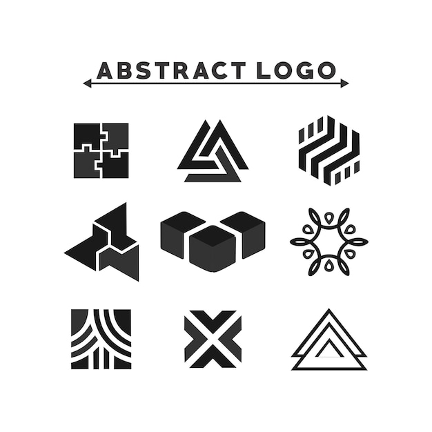 Vector free vector set of company logo design ideas vector