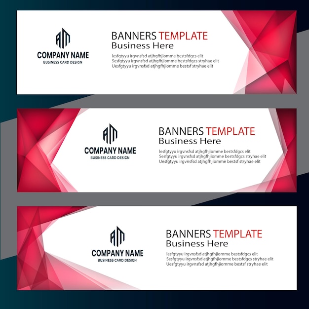 Free vector set of modern business