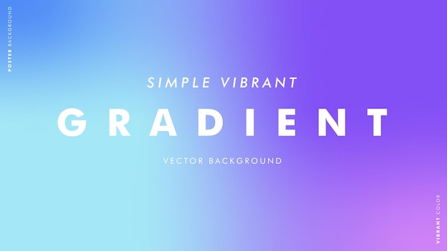 Free vector simple background with vibrant colors