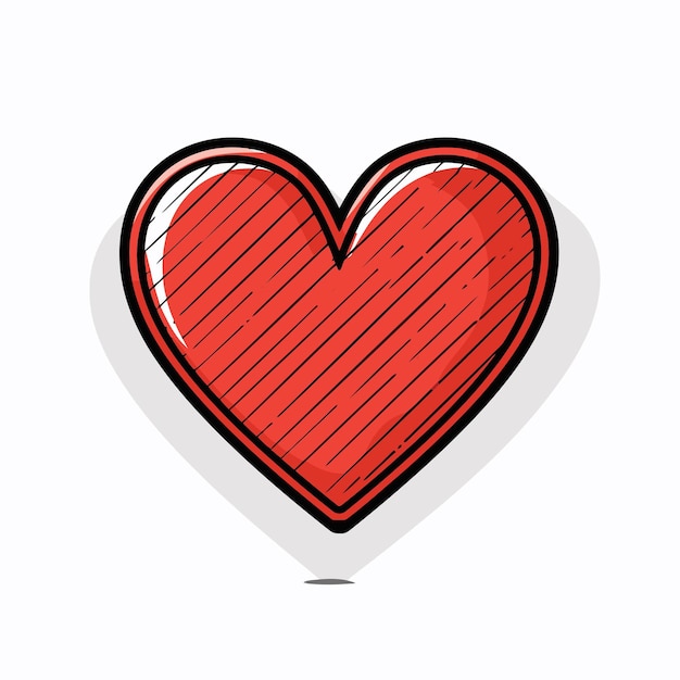 Free vector simple heart shape