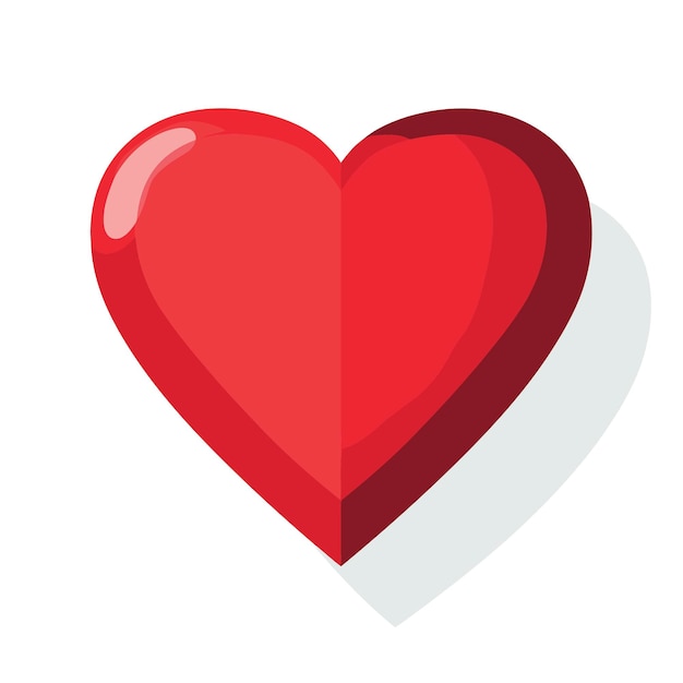 Free vector simple heart shape