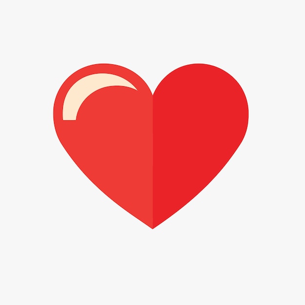 Free vector simple heart shape